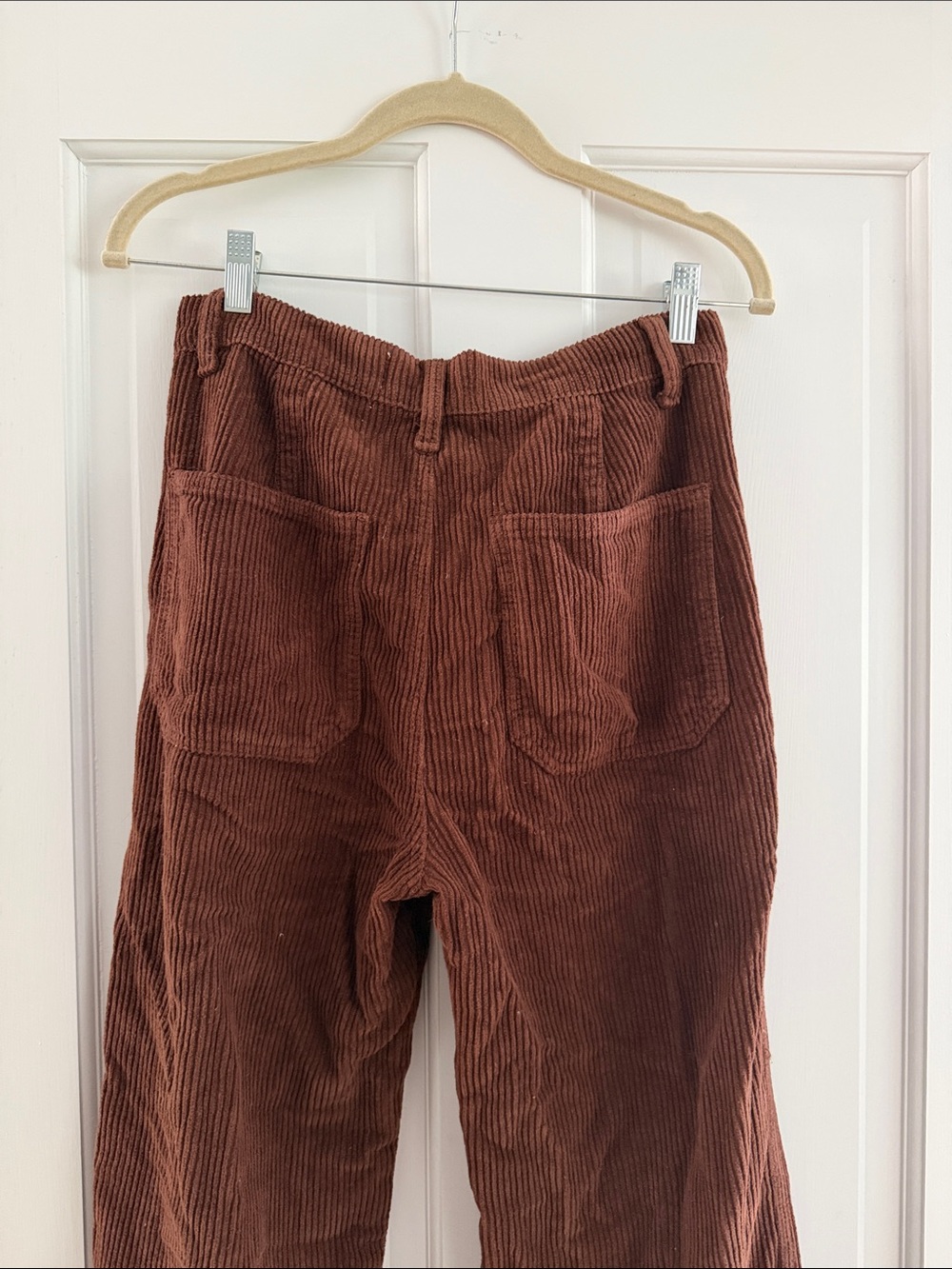 Reformation Brown Corduroy Wide-Leg Jeans - Picture 4 of 4